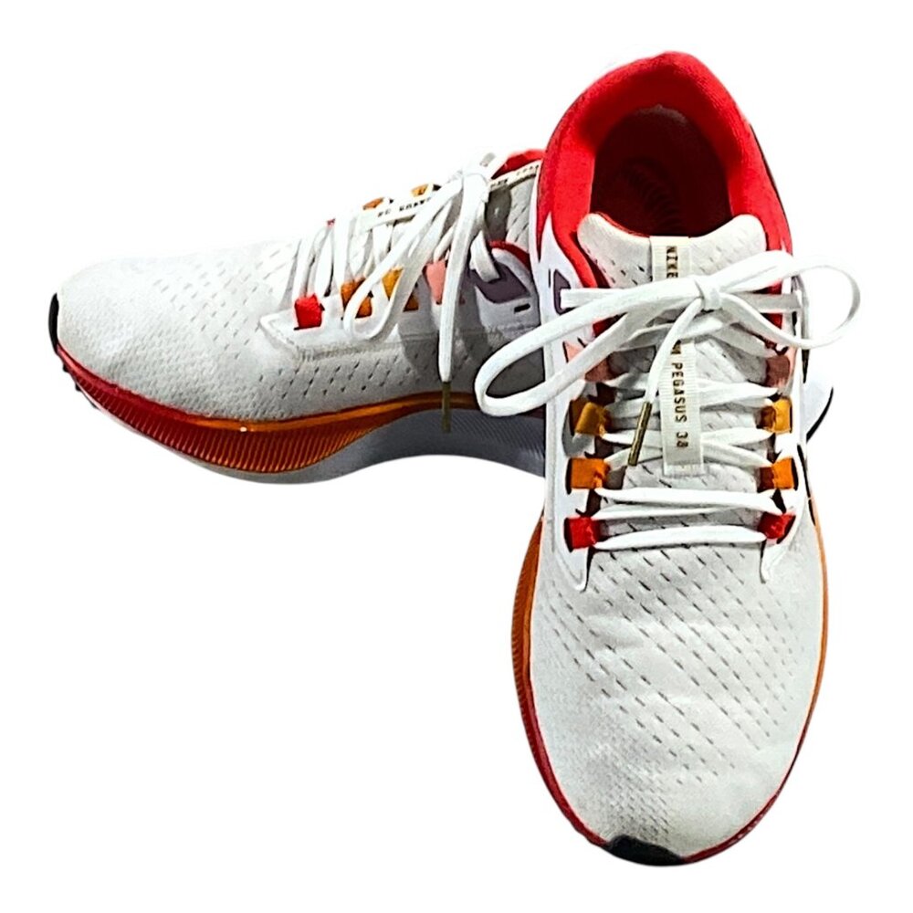 Nike Shoes Womens 8.5 White Gradient Air Zoom Pegasus 38 Sneaker Trainer Running